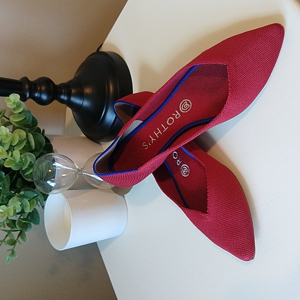 Rothy's The Point in Chili Red. FREE shipping